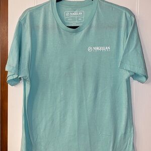 Magellan Outdoors Men's Light Blue Tee